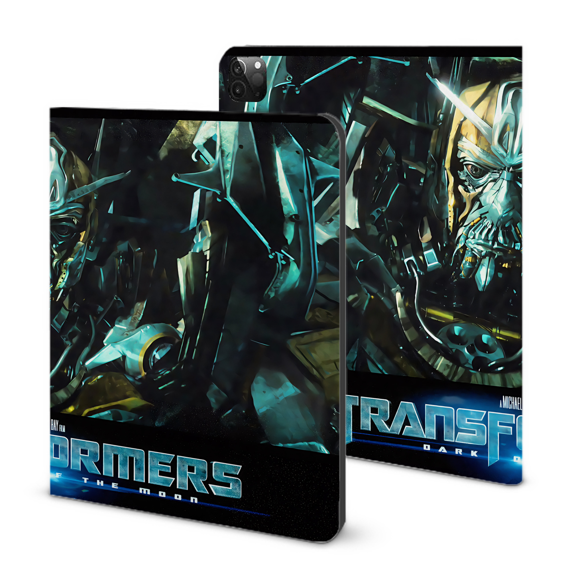（画像用） Transformers トランスフォーマー IPadケース ペンホルダー付き ブックスタイルデザイン
